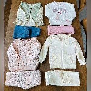 Bundle of girl matching sets size 24 months